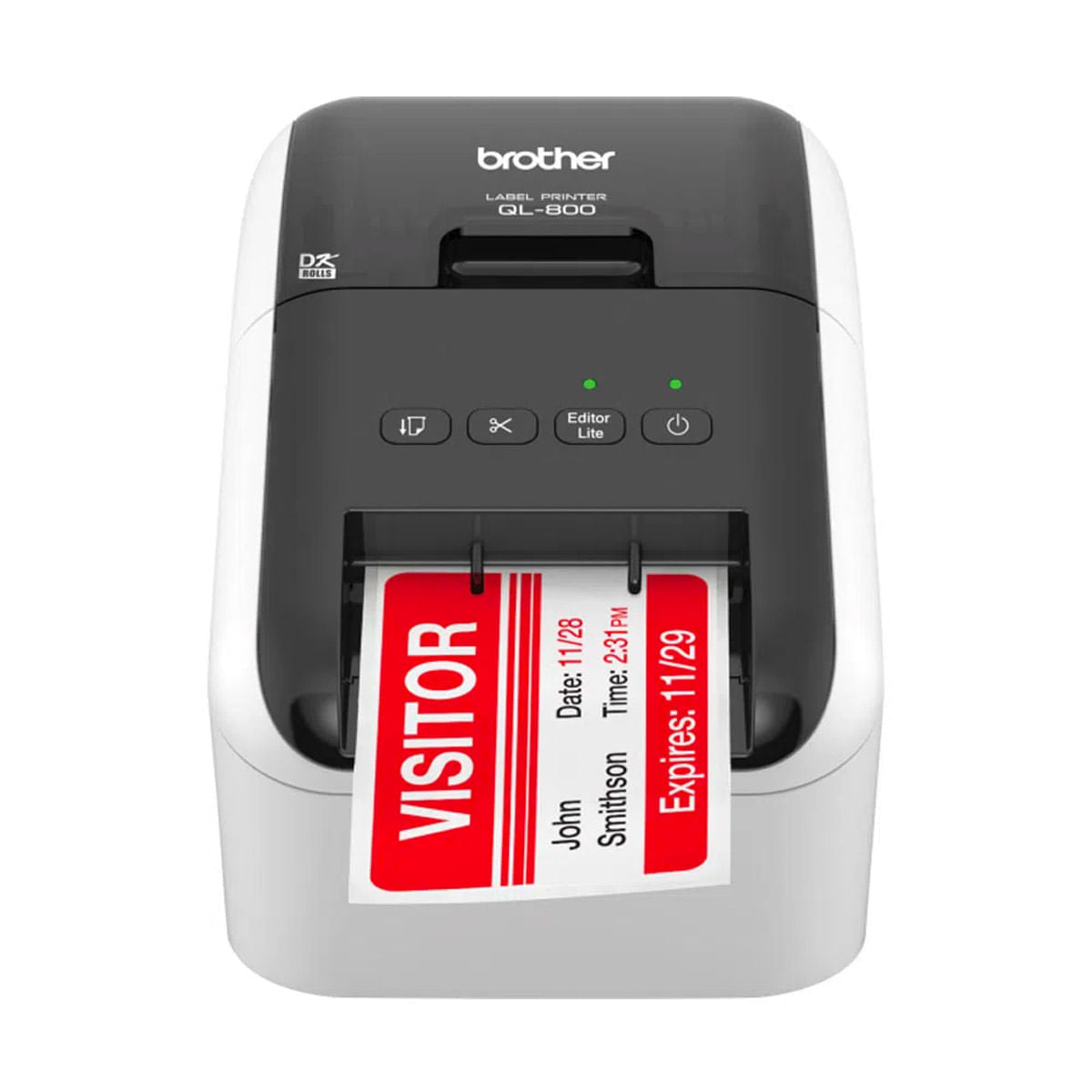 Brother Impresora térmica de etiquetas 62x58mm Label Printer QL800