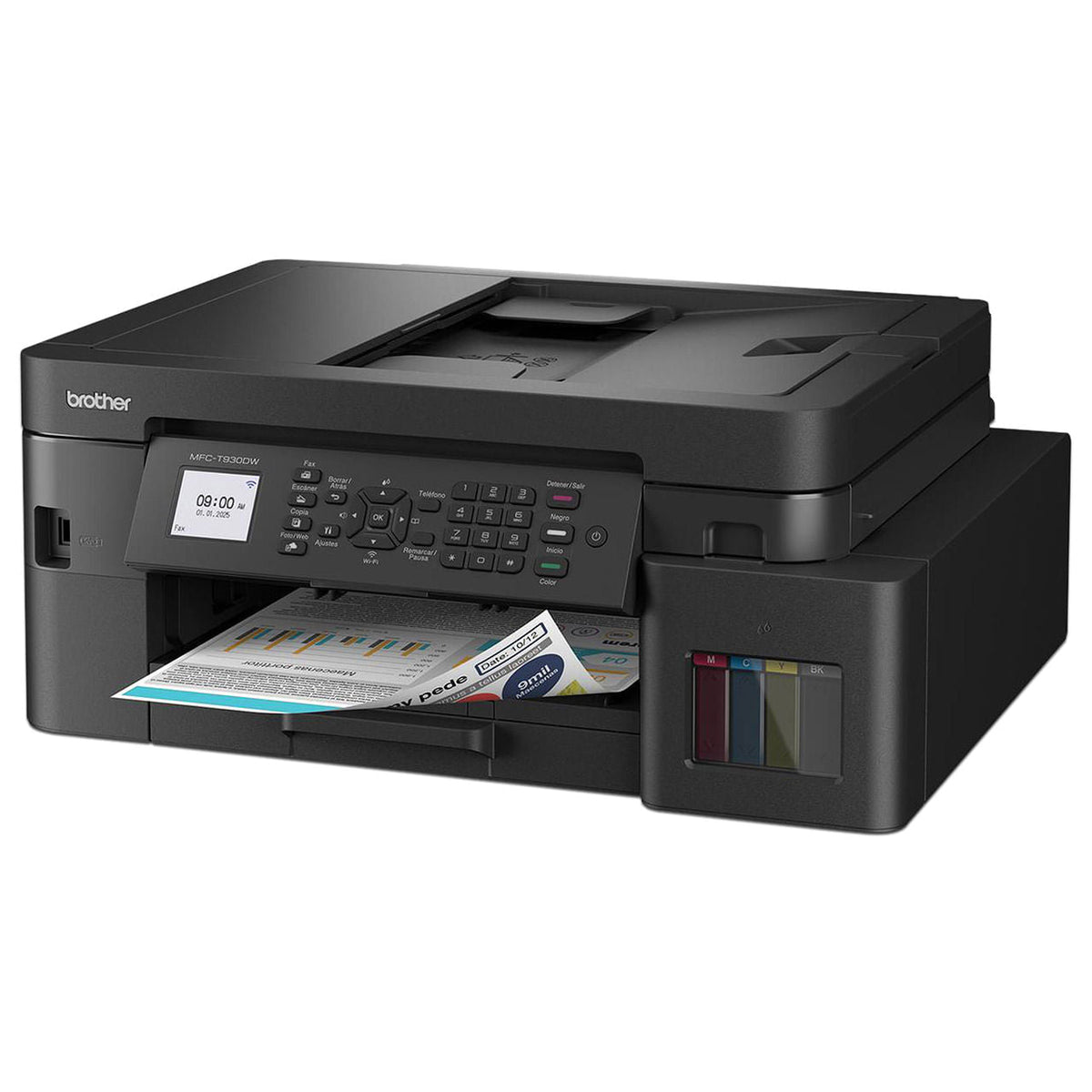 Multifuncional Brother MFC-T930DW Inyección de Tinta Wi-Fi Negro