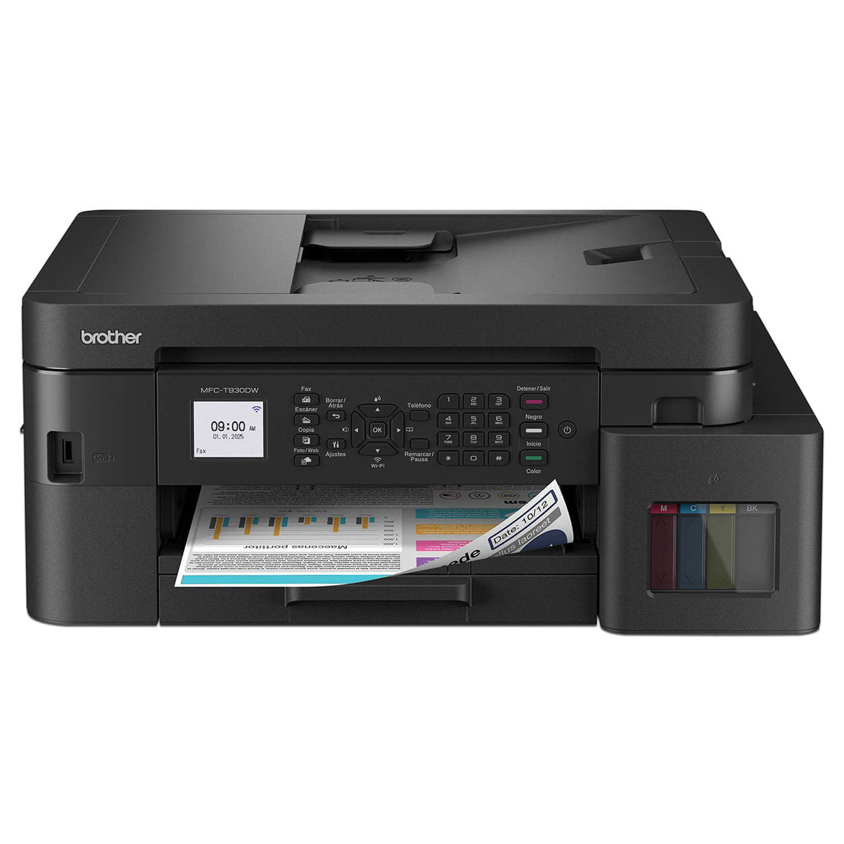 Multifuncional Brother MFC-T930DW Inyección de Tinta Wi-Fi Negro
