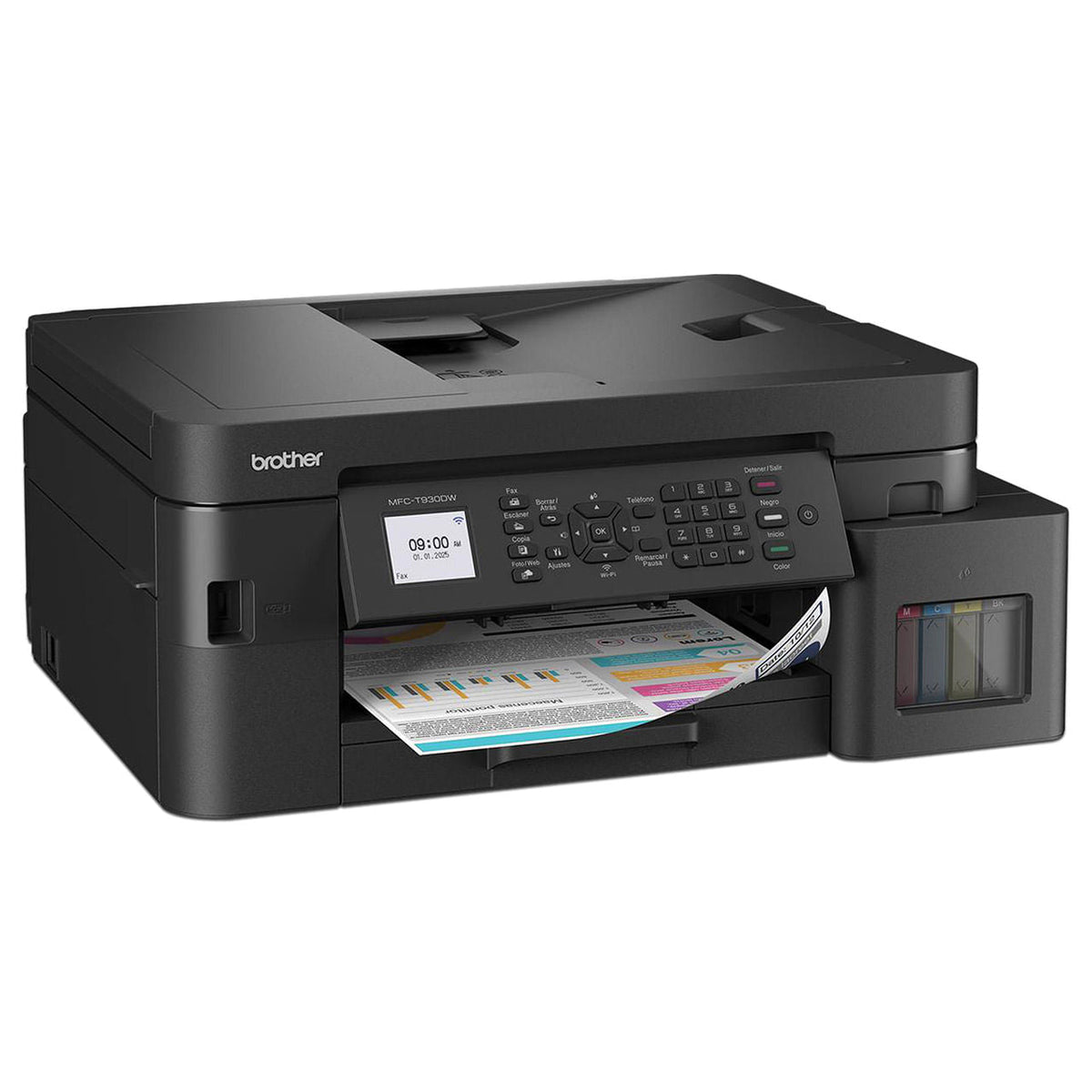 Multifuncional Brother MFC-T930DW Inyección de Tinta Wi-Fi Negro